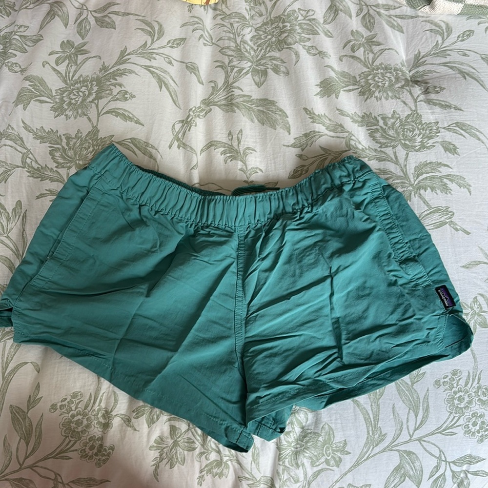 Patagonia Women's Teal Shorts